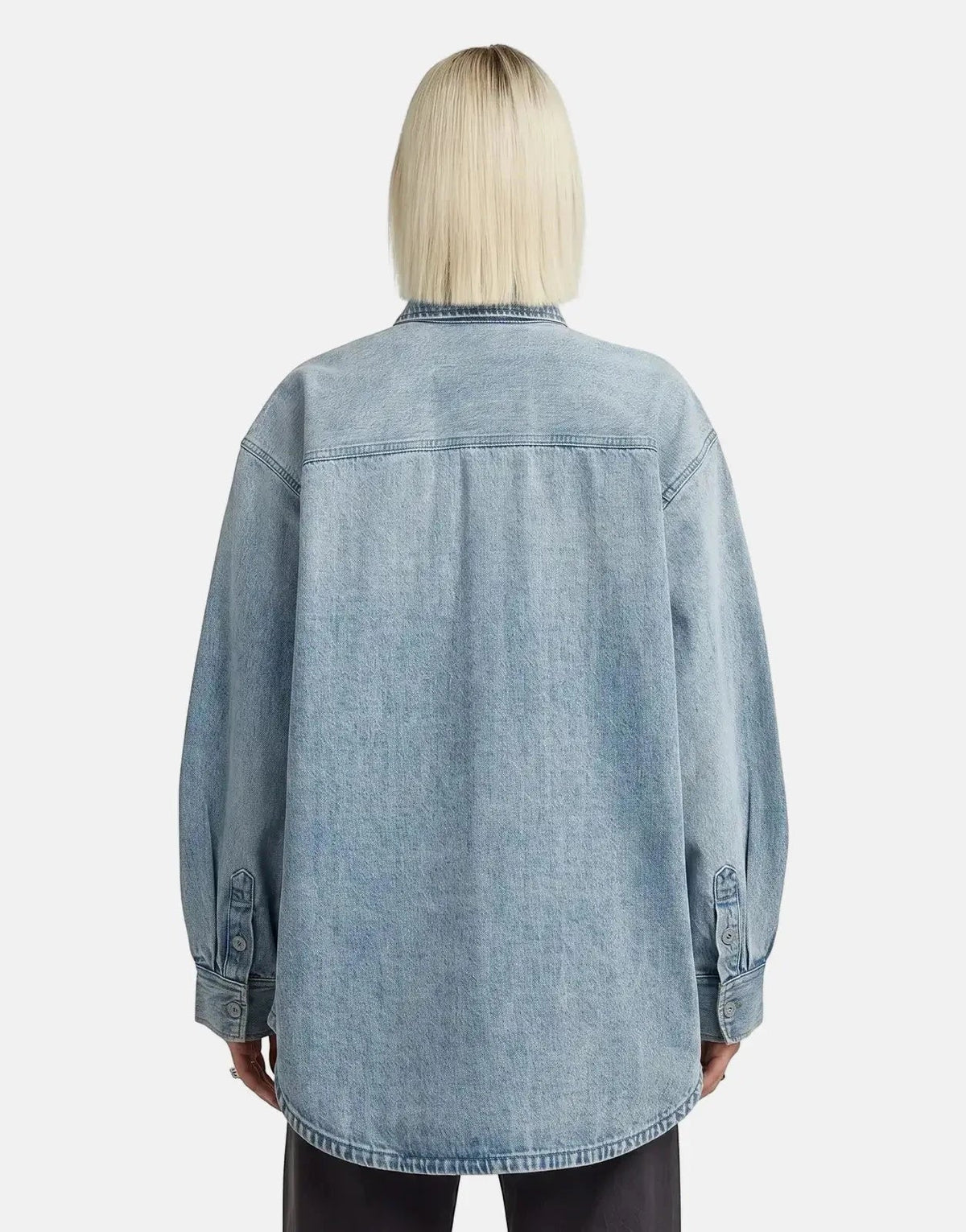 G-Star RAW Maxi 1-pkt Sun Faded Pacific Blue Overshirt