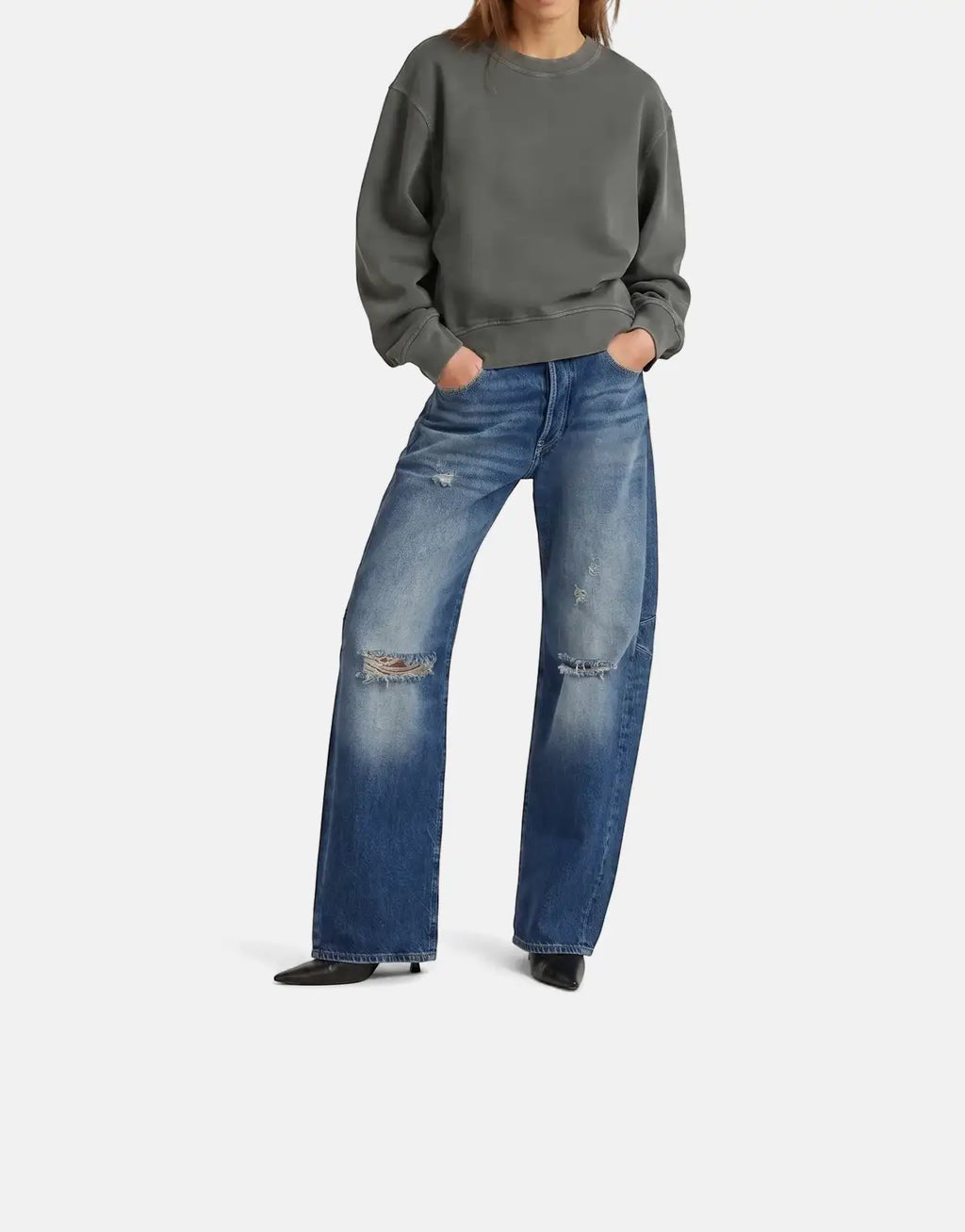 G-Star RAW Modern Basic Relaxed Asfalt
