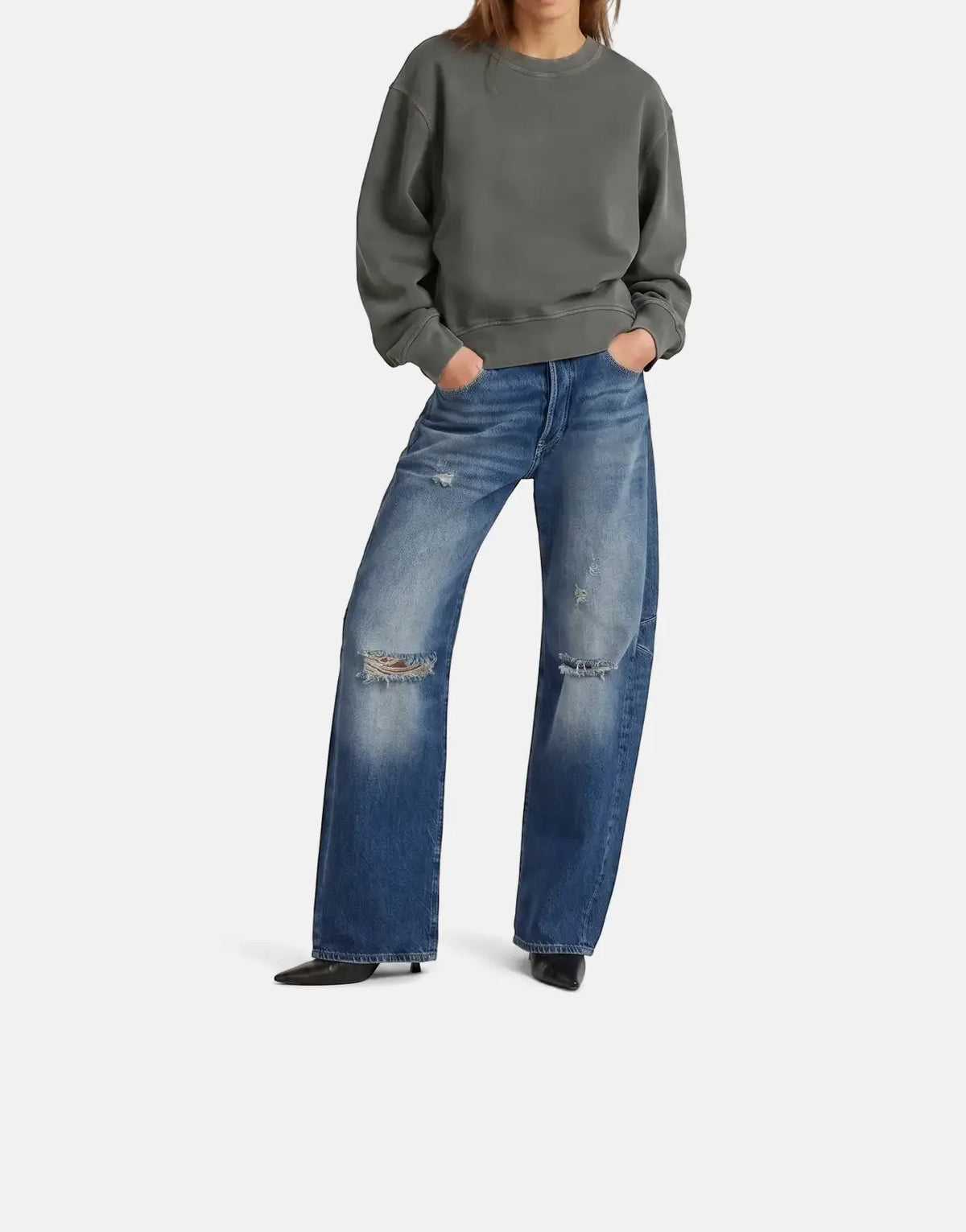 G-Star RAW Modern Basic Relaxed Asfalt