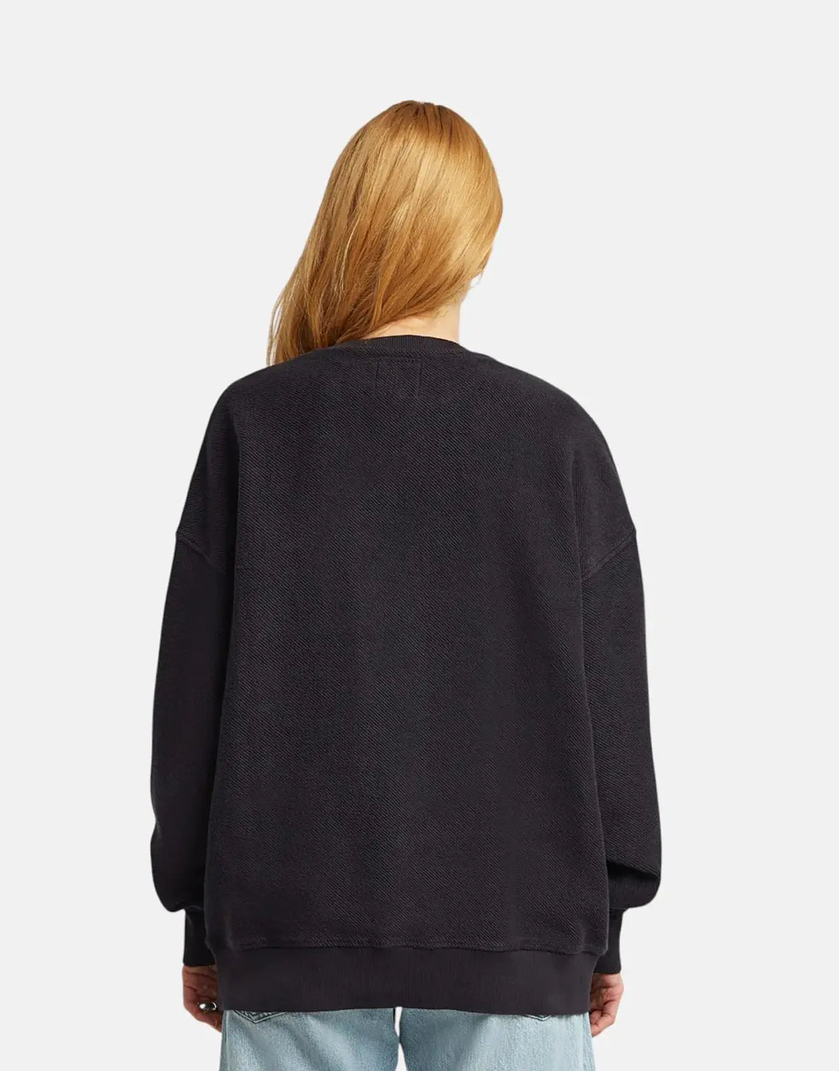 G-Star RAW Multi Pocket Mix Loose Cropped Black Sweater