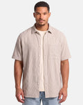 G-Star RAW One Pocket Regular Rank Blue Slim Stripe Shirt