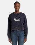 G-Star RAW Overdyed Cropped Logo Loose Osaka Blue