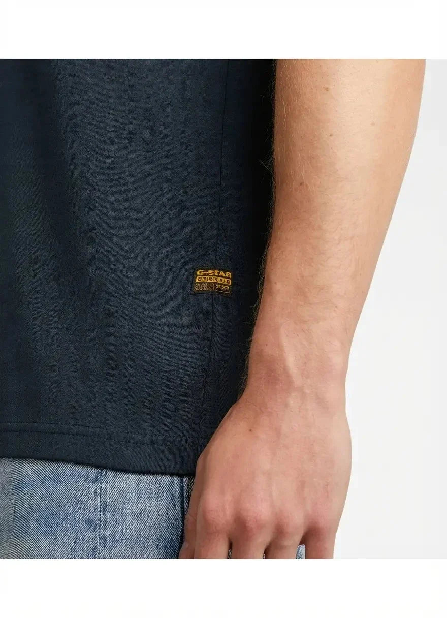 G-Star RAW Patriot Blue G-Script T-Shirt
