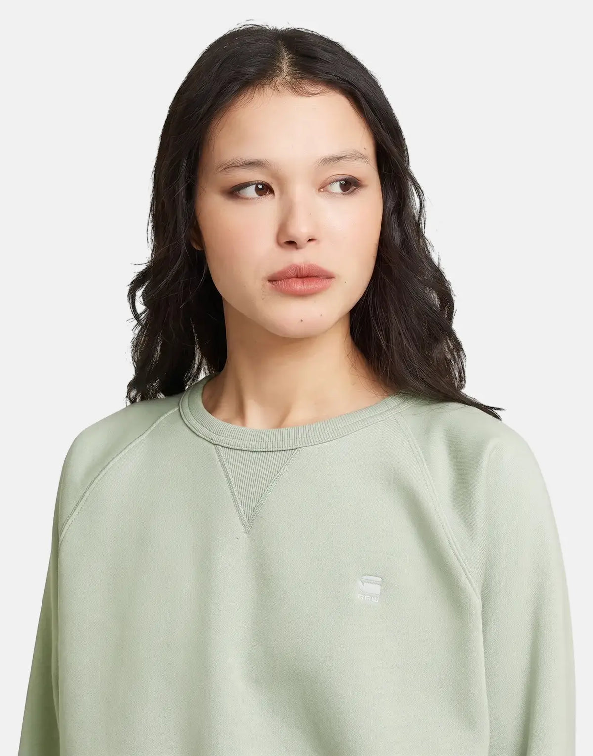 G-Star RAW Premium Core 2.0 Pale Green Sweatshirt