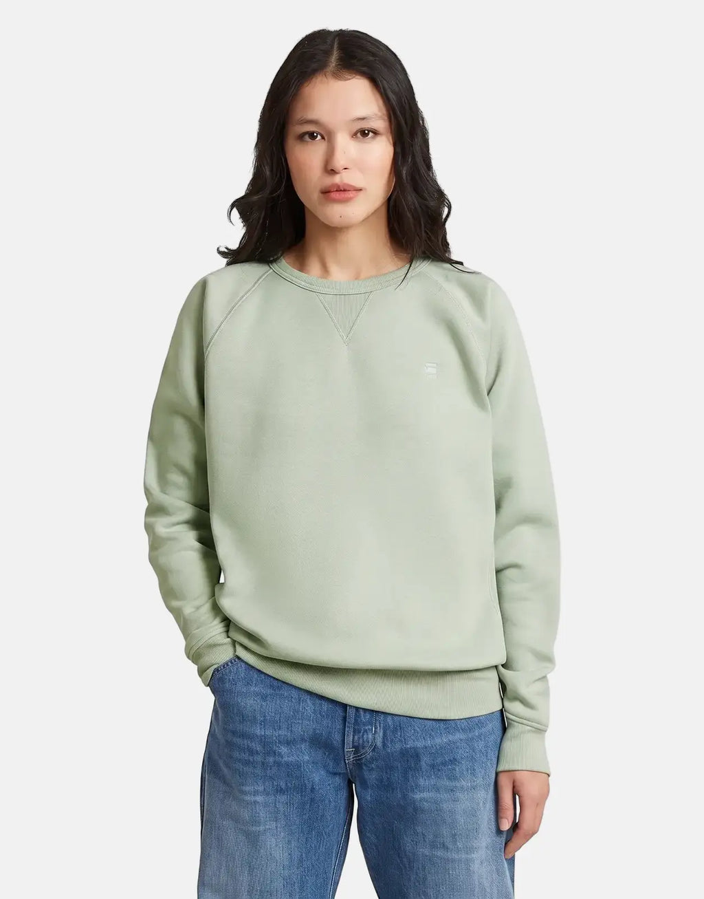 G-Star RAW Premium Core 2.0 Pale Green Sweatshirt