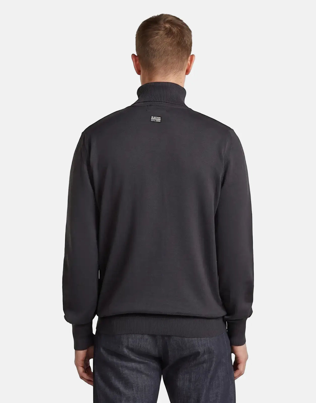 G-Star RAW Regular Fit Asfalt Polo Neck Knit