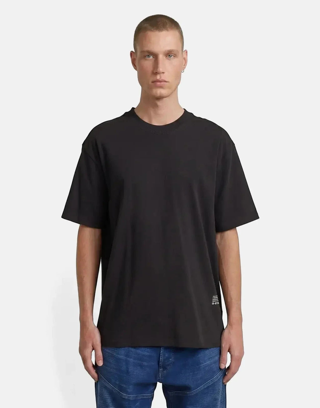 G-Star RAW Back Applique Relaxed Black T-Shirt