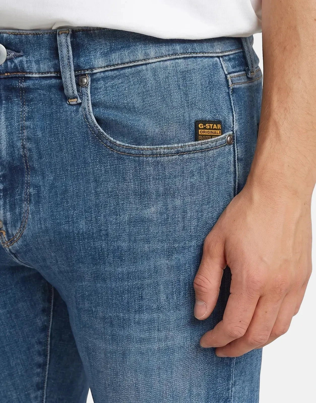 G-Star RAW Revend FWD Skinny Faded Summer Sky