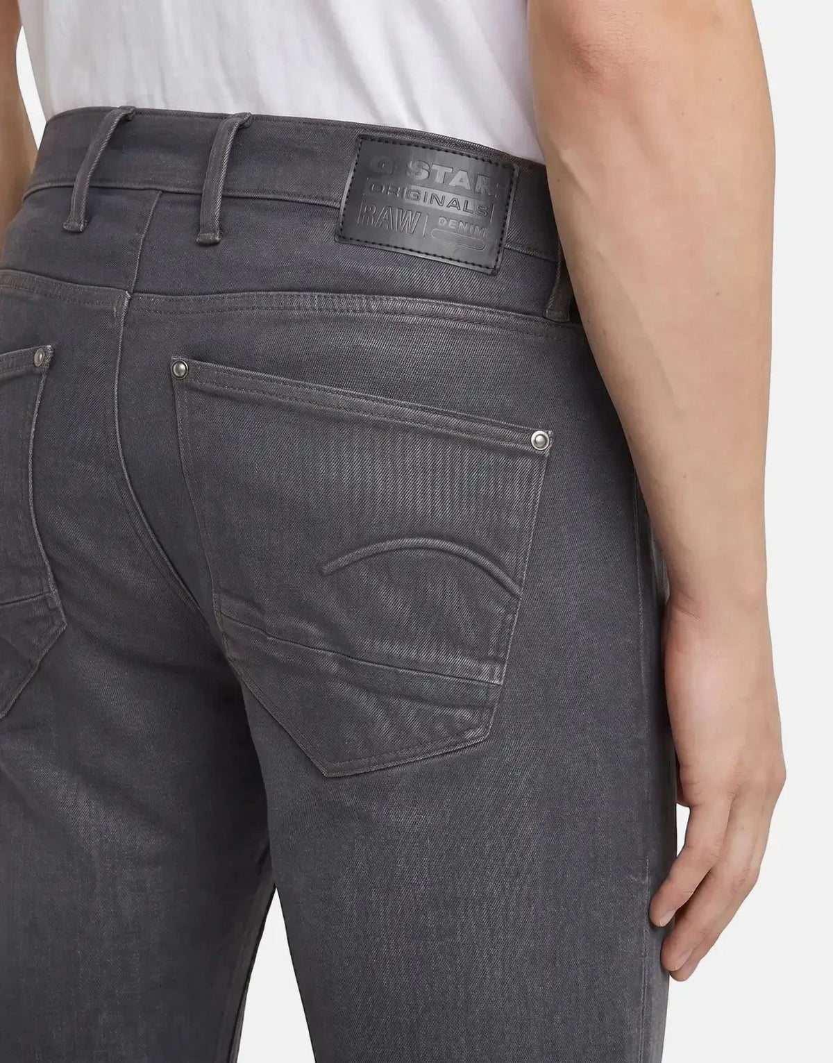 G-Star RAW Revend FWD Skinny Worn In Grey Jeans
