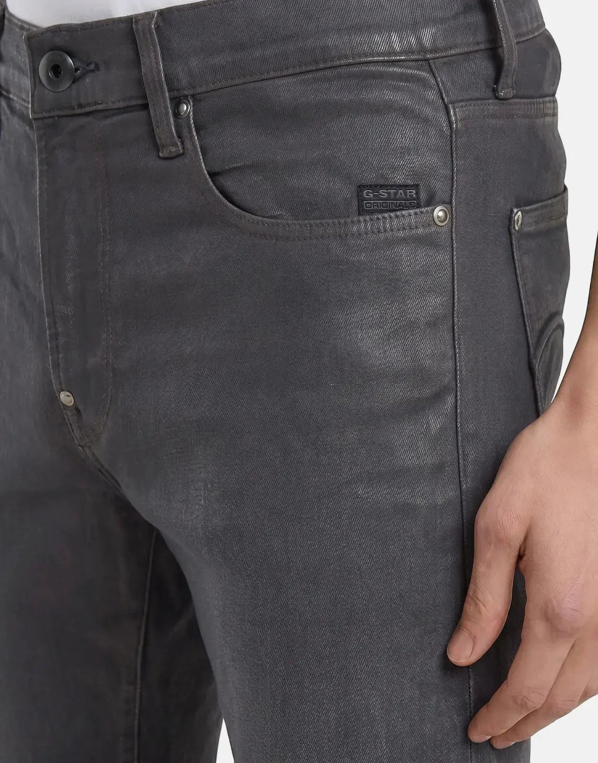 G-Star RAW Revend FWD Skinny Worn In Grey Jeans