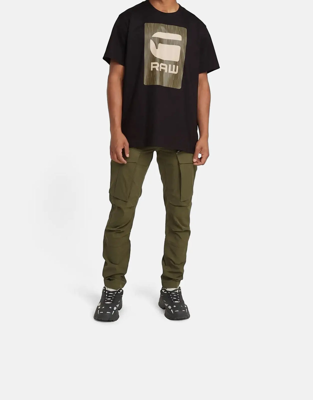 G-Star RAW Rovic Zip 3D Regular Tapered Shadow Olive