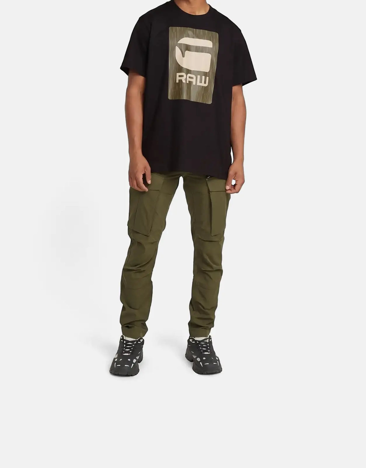 G-Star RAW Rovic Zip 3D Regular Tapered Shadow Olive