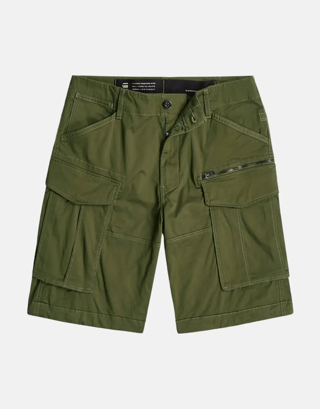 G-Star RAW Rovic Zip Relaxed Sage Shorts