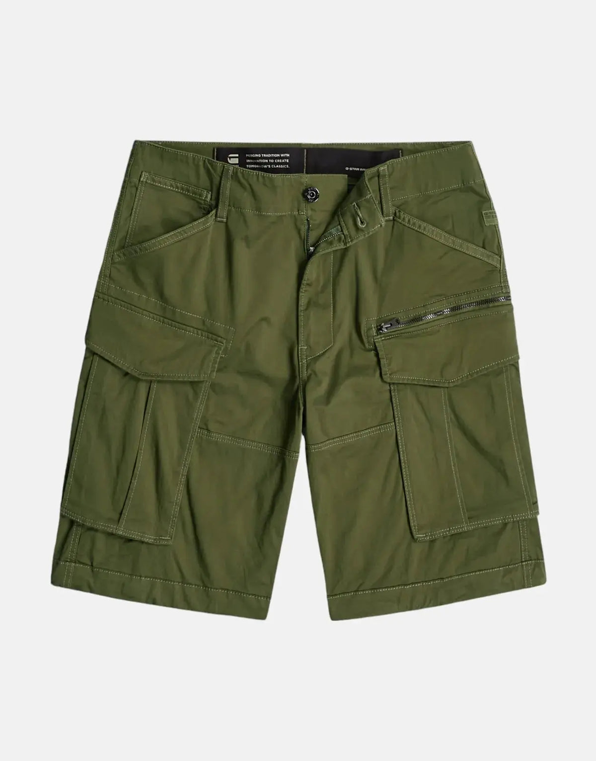 G-Star RAW Rovic Zip Relaxed Sage Shorts