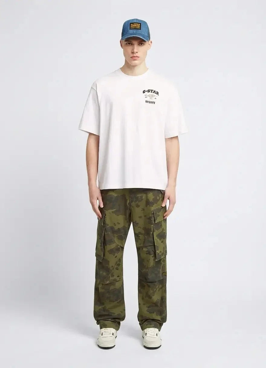 G-Star RAW Running Dog Back Graphic White Boxy T-Shirt