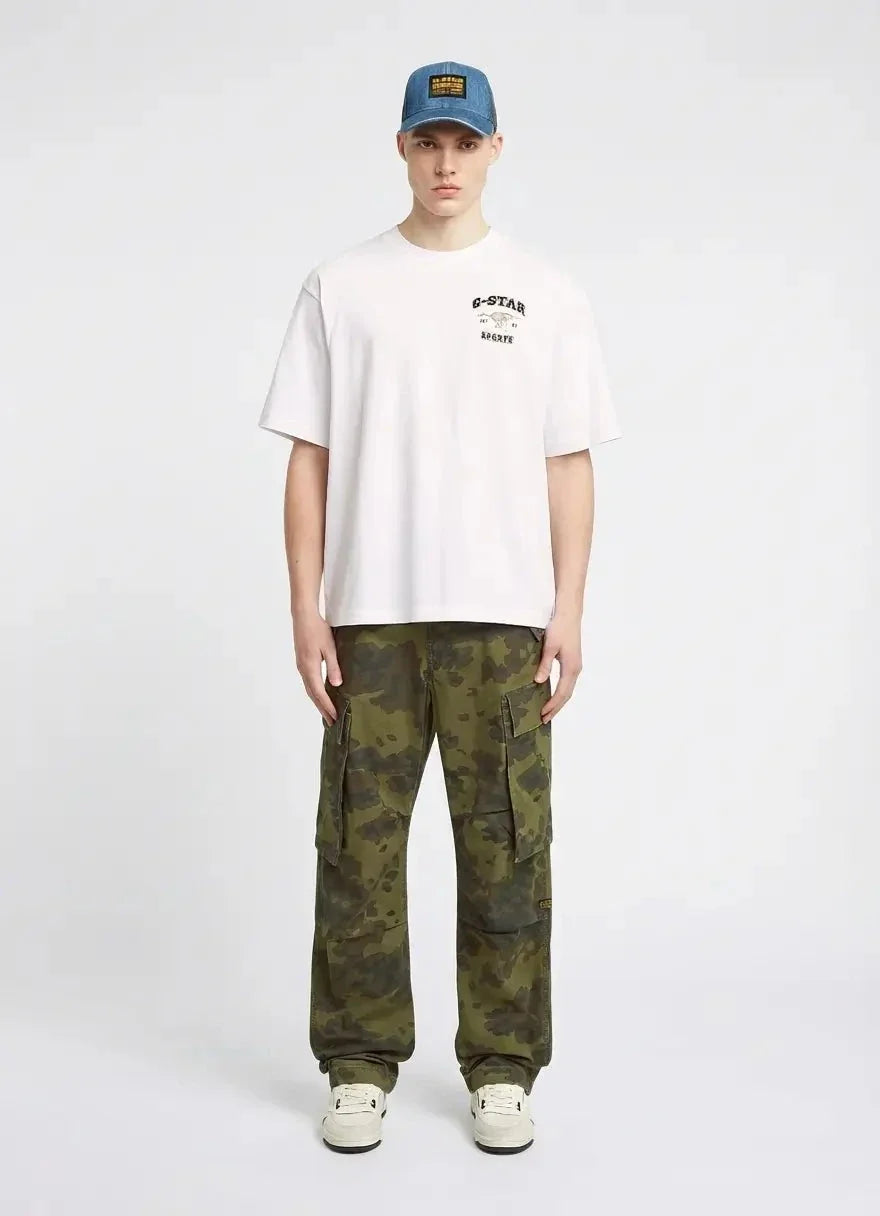 G-Star RAW Running Dog Back Graphic White Boxy T-Shirt
