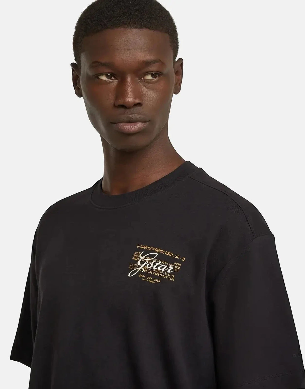 G-Star RAW Script Black T-Shirt