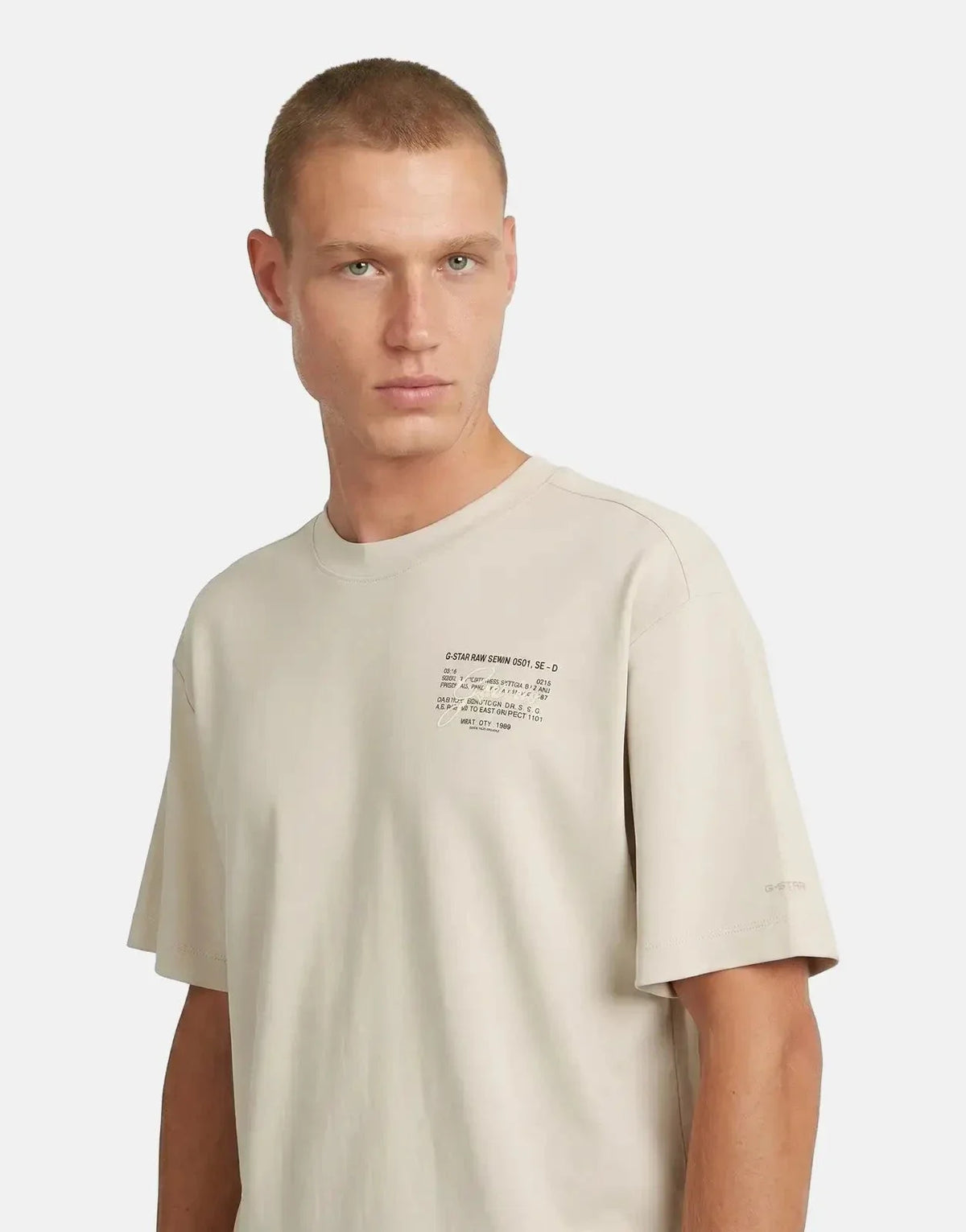 G-Star RAW Script Whitebait T-Shirt