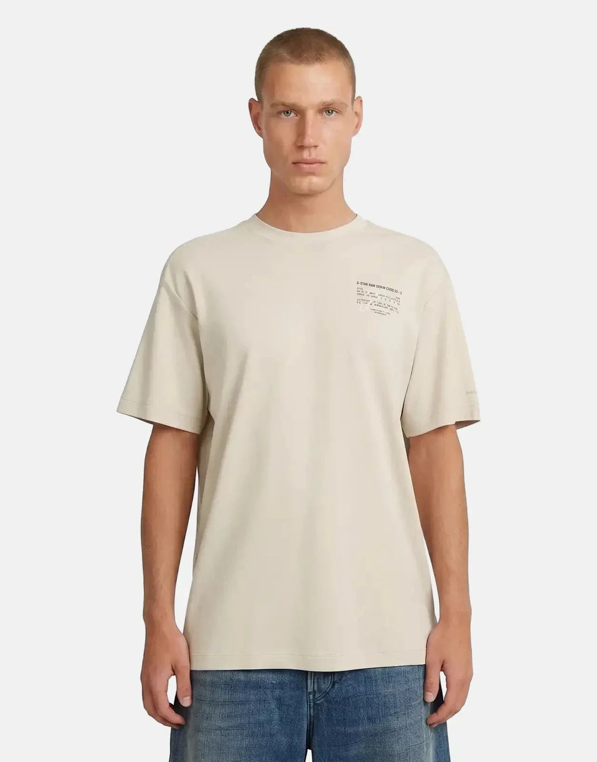 G-Star RAW Script Whitebait T-Shirt