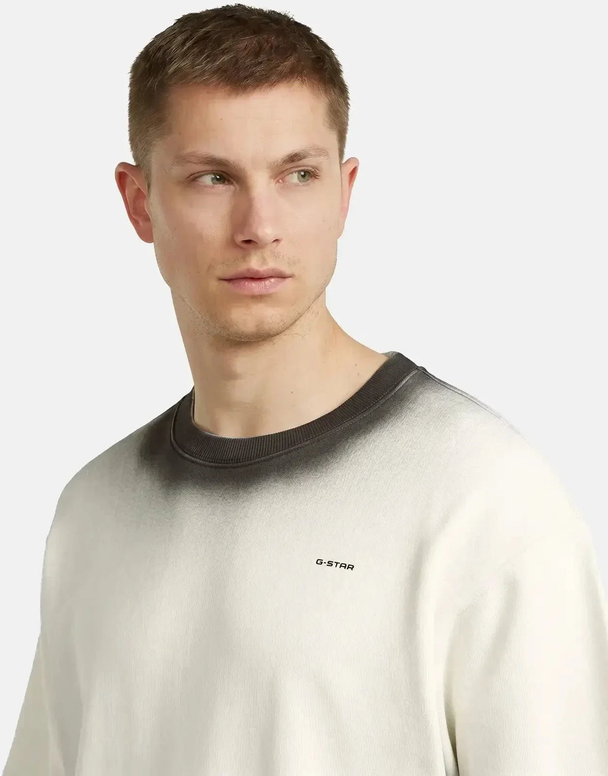 G-Star RAW Sprayed Relaxed Milk Black Sweatshirt