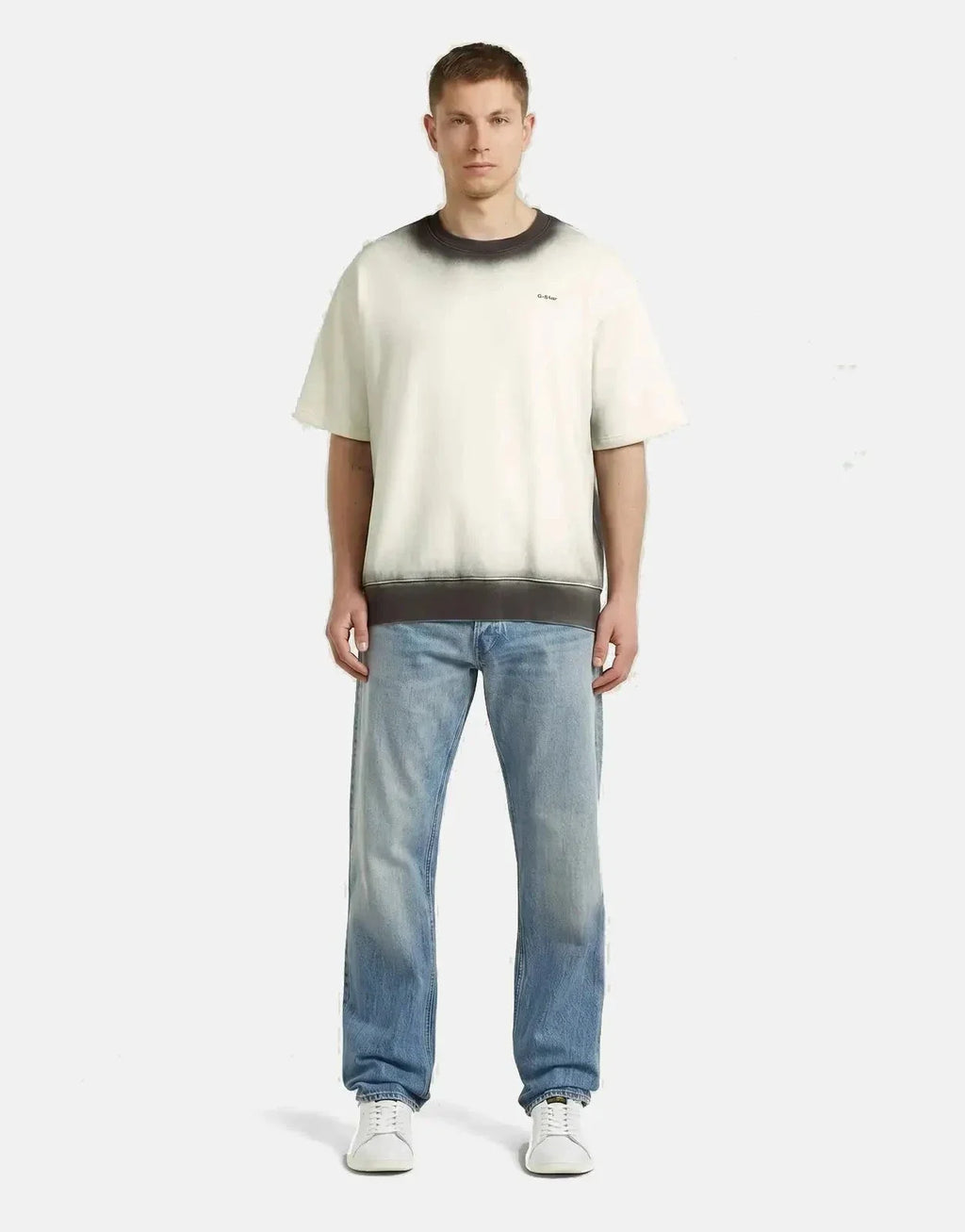 G-Star RAW Sprayed Relaxed Milk Black Sweatshirt