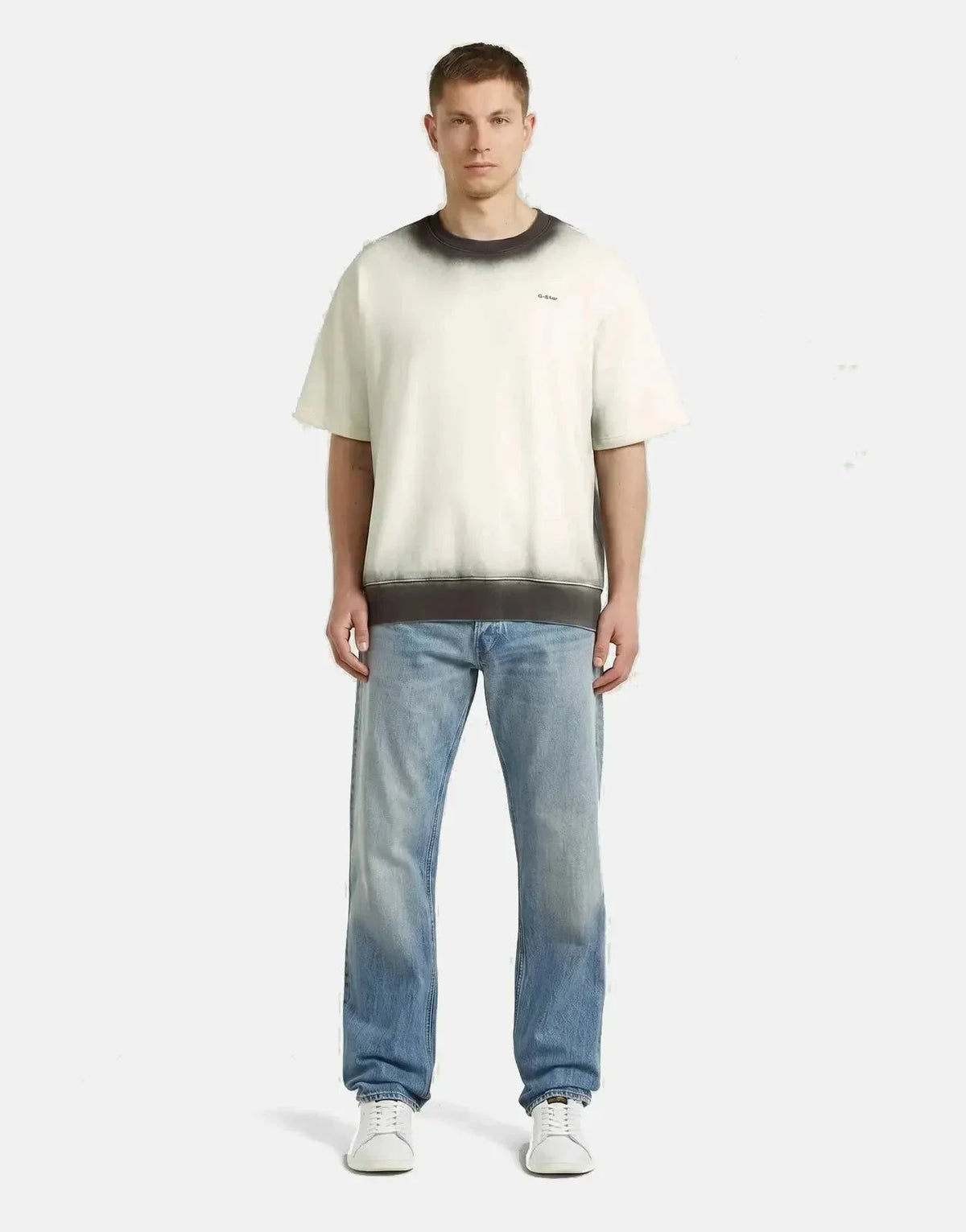 G-Star RAW Sprayed Relaxed Milk Black Sweatshirt