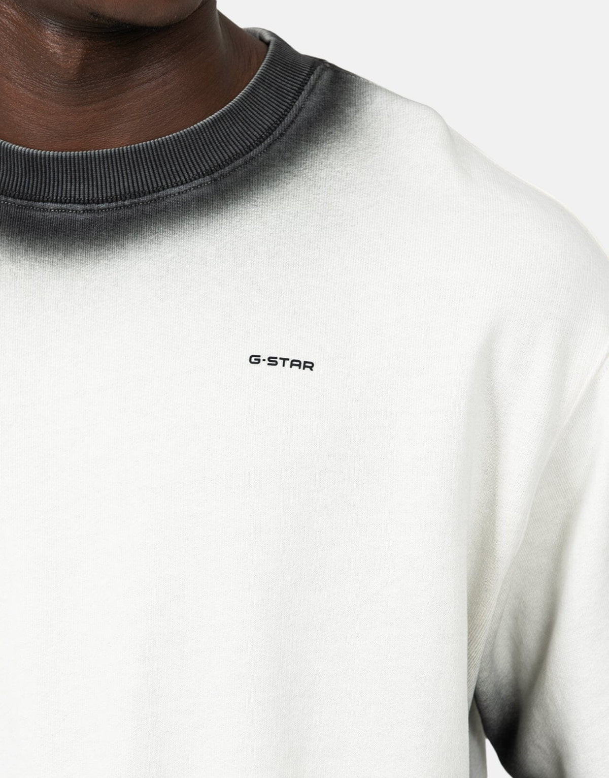 G-Star RAW Sprayed Relaxed Milk Black Sweatshirt