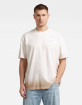 G-Star RAW Sprayed Relaxed Milk/Dk Brick Spray T-Shirt