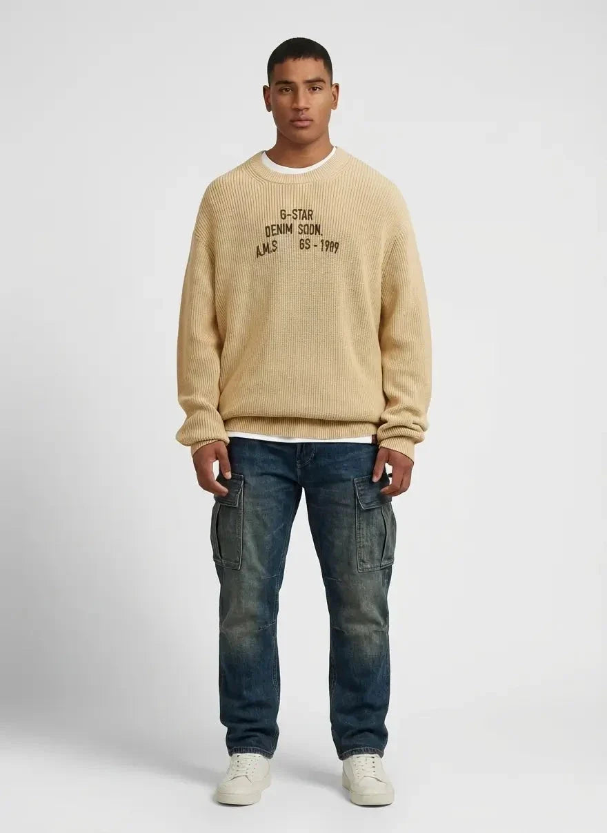 G-Star RAW Stencil Loose Knit Sweatshirt