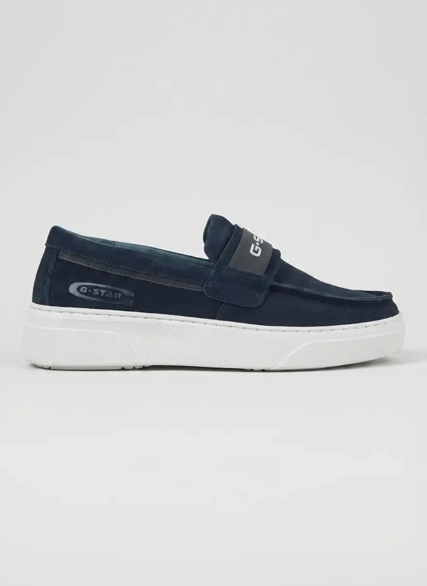 G-Star RAW Straker Nubuck Shoe Dark Navy
