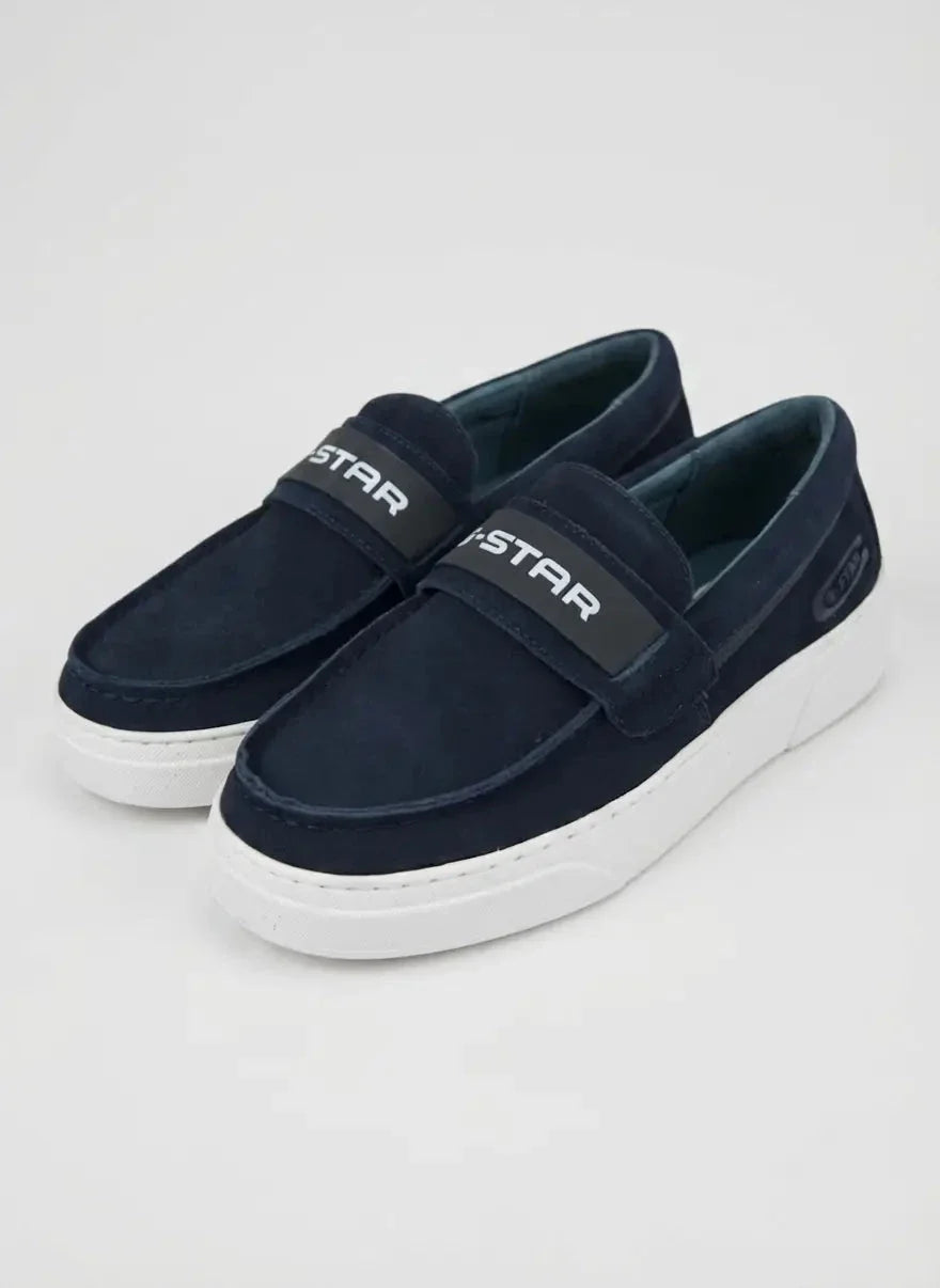 G-Star RAW Straker Nubuck Shoe Dark Navy