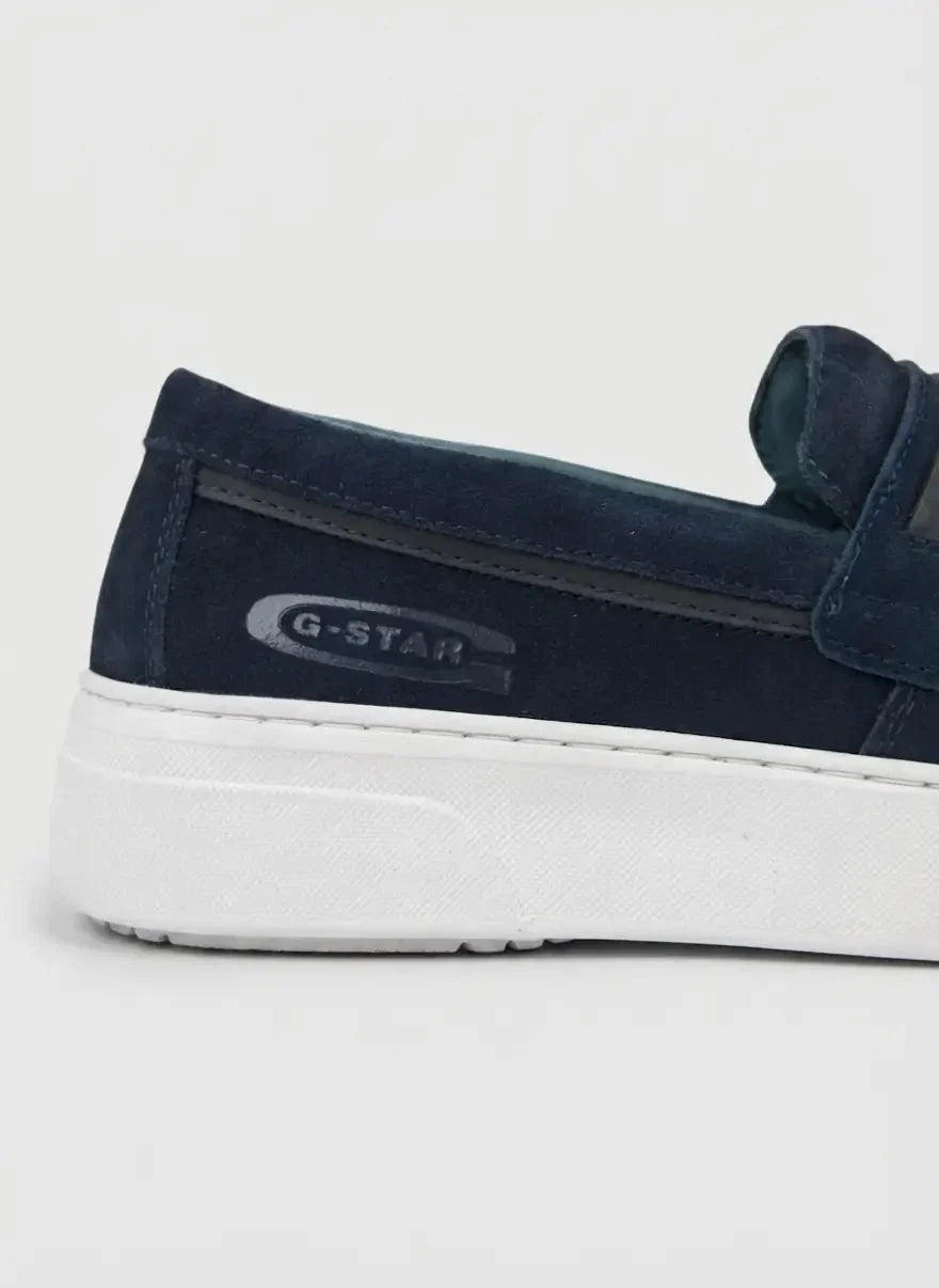 G-Star RAW Straker Nubuck Shoe Dark Navy
