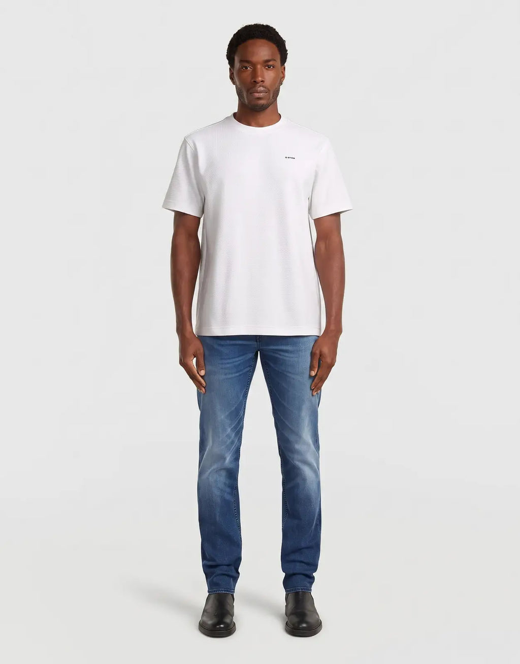 G-Star RAW Streem Slim Tapered Jeans Worn in Diaz Beach