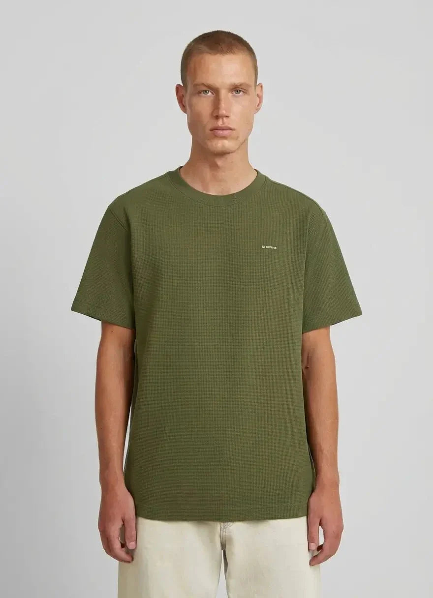 G-Star RAW True Regular Structured Four Leaf Clover T-Shirt