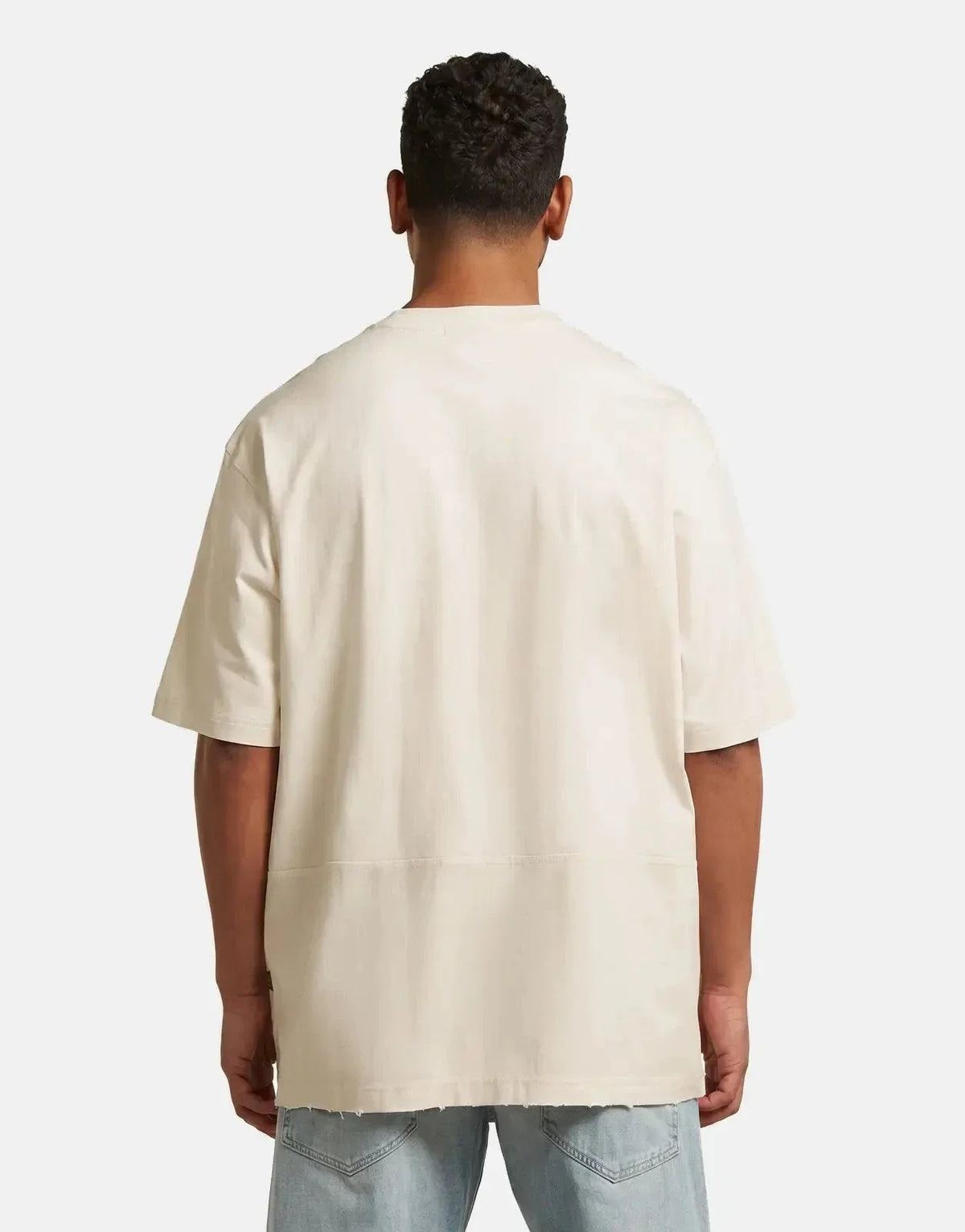 G-Star RAW Utility Fabric Mix Loose Milk T-Shirt