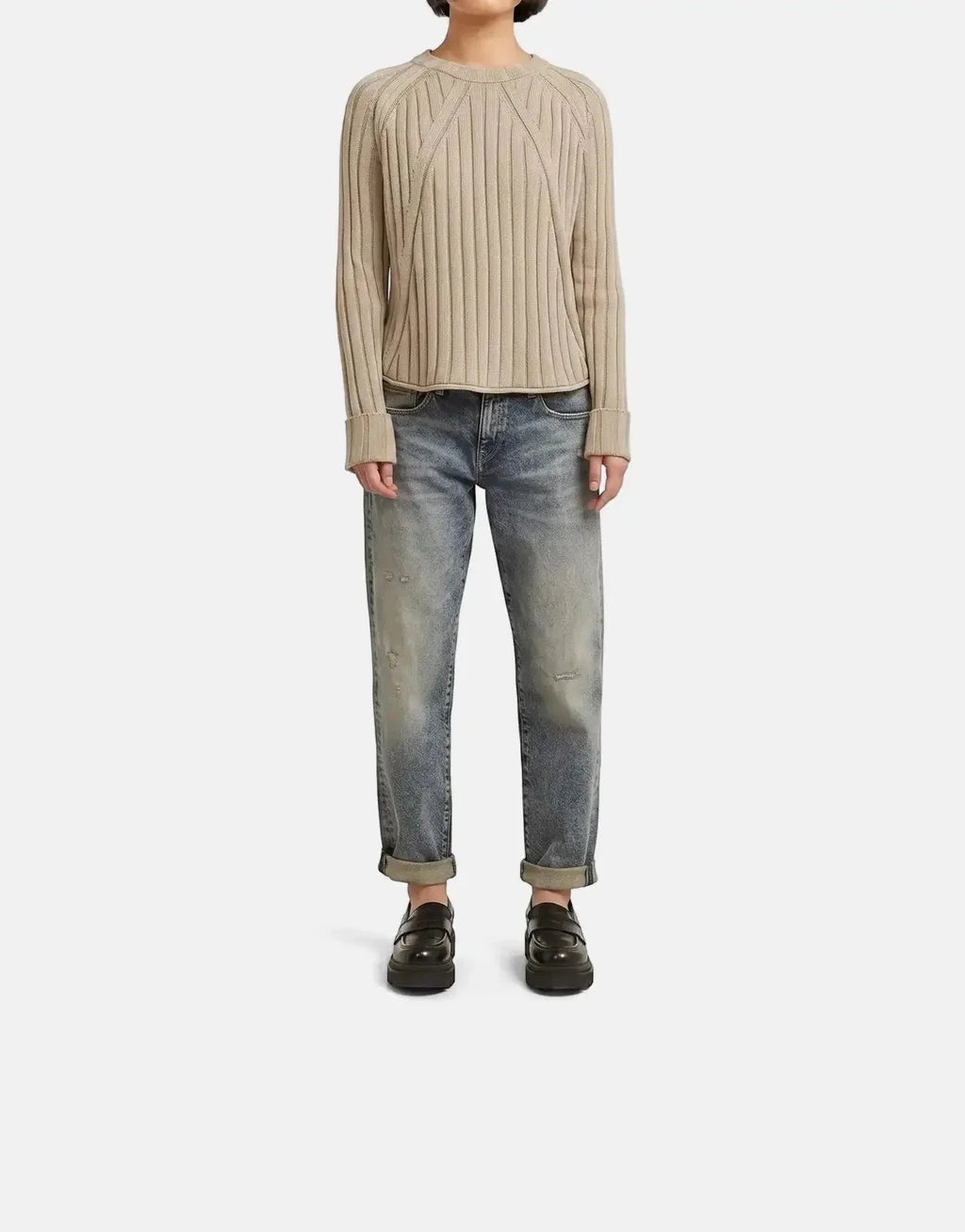 G-Star RAW Washed Loose Brick Knitwear