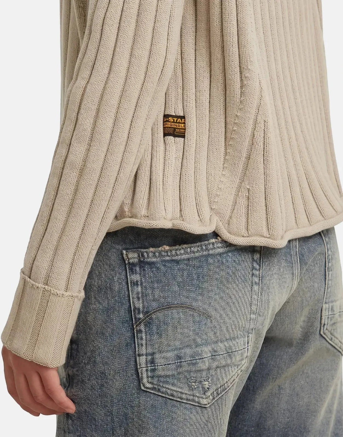 G-Star RAW Washed Loose Brick Knitwear