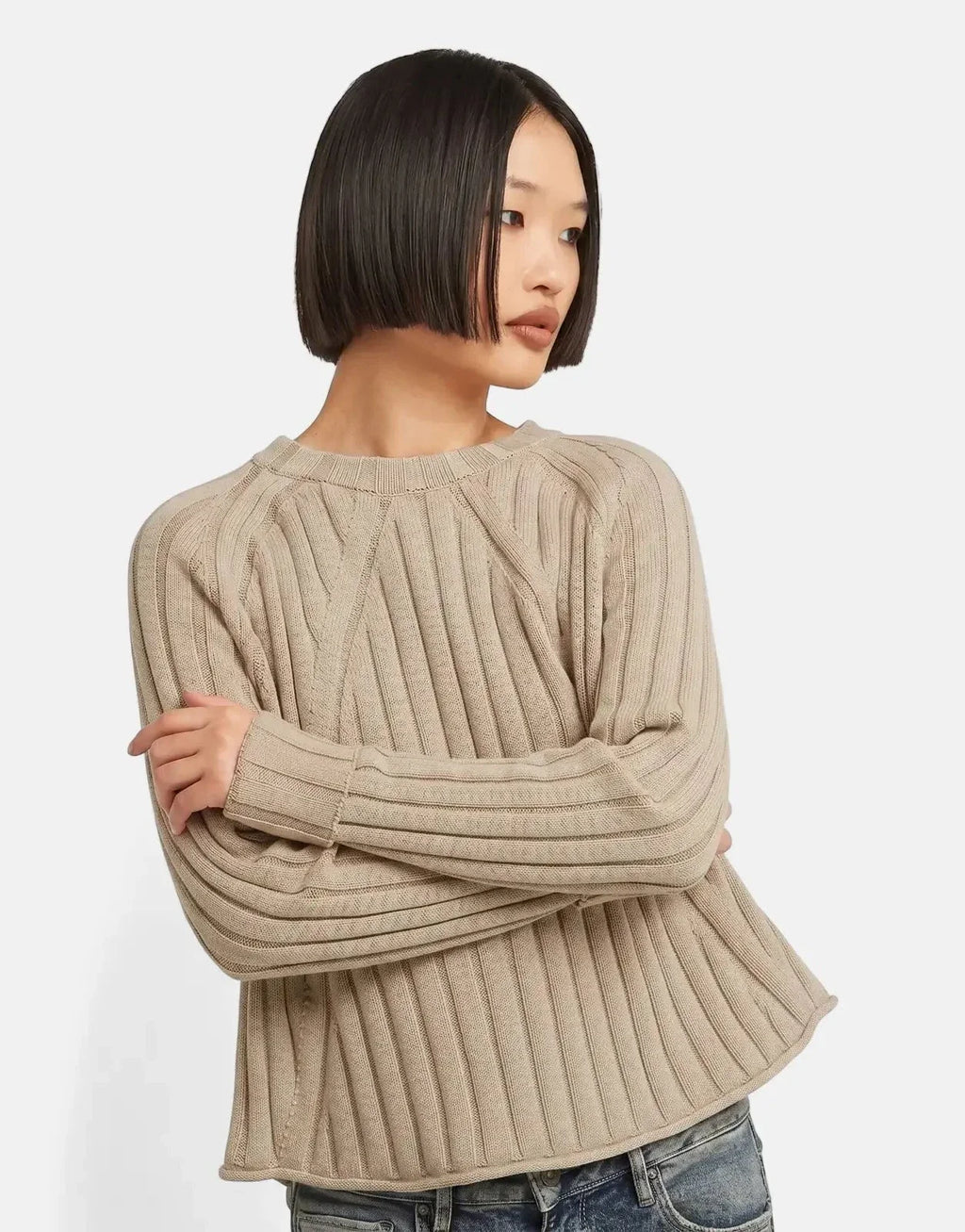 G-Star RAW Washed Loose Brick Knitwear