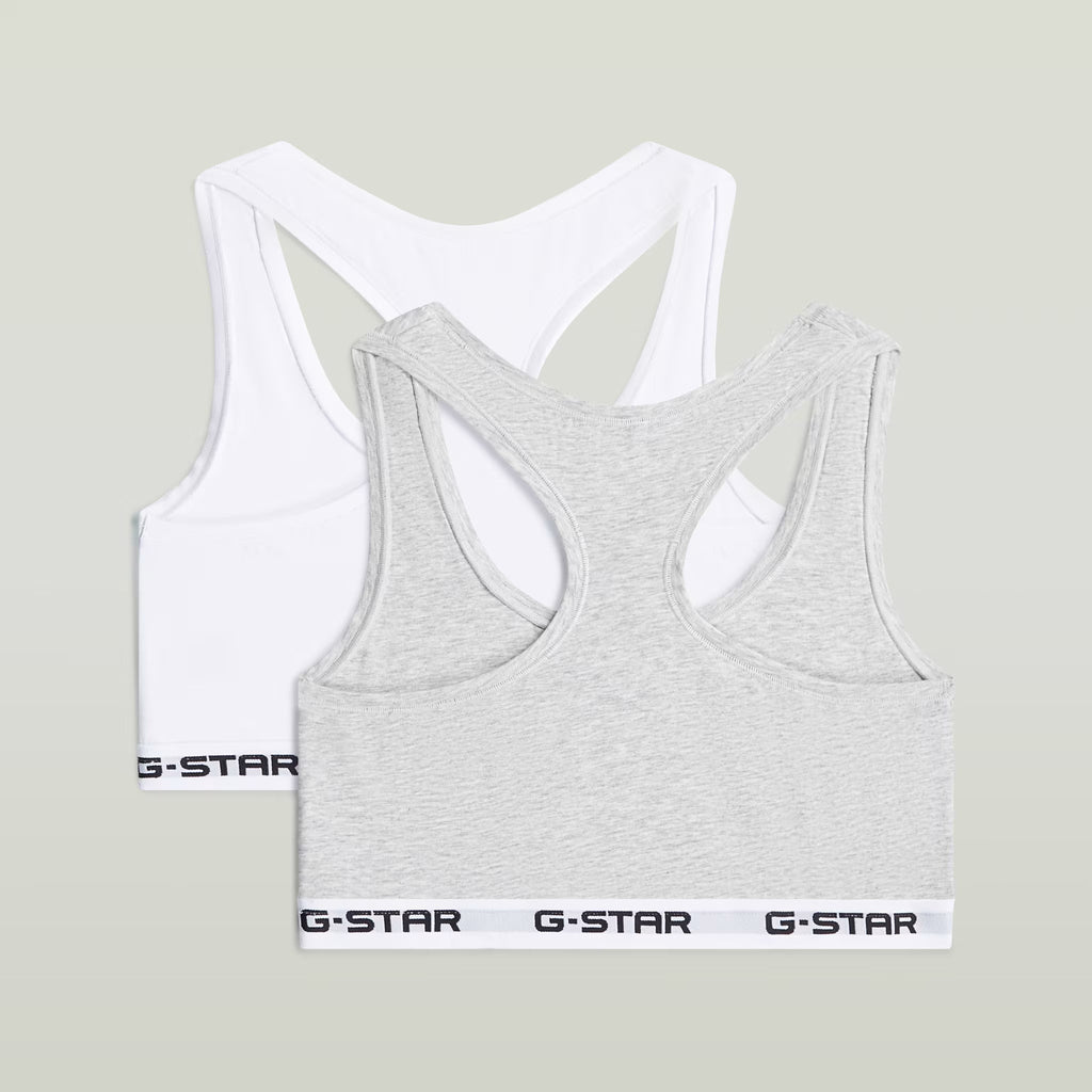 G-Star RAW Racerback Bralette 2 Pack Multi