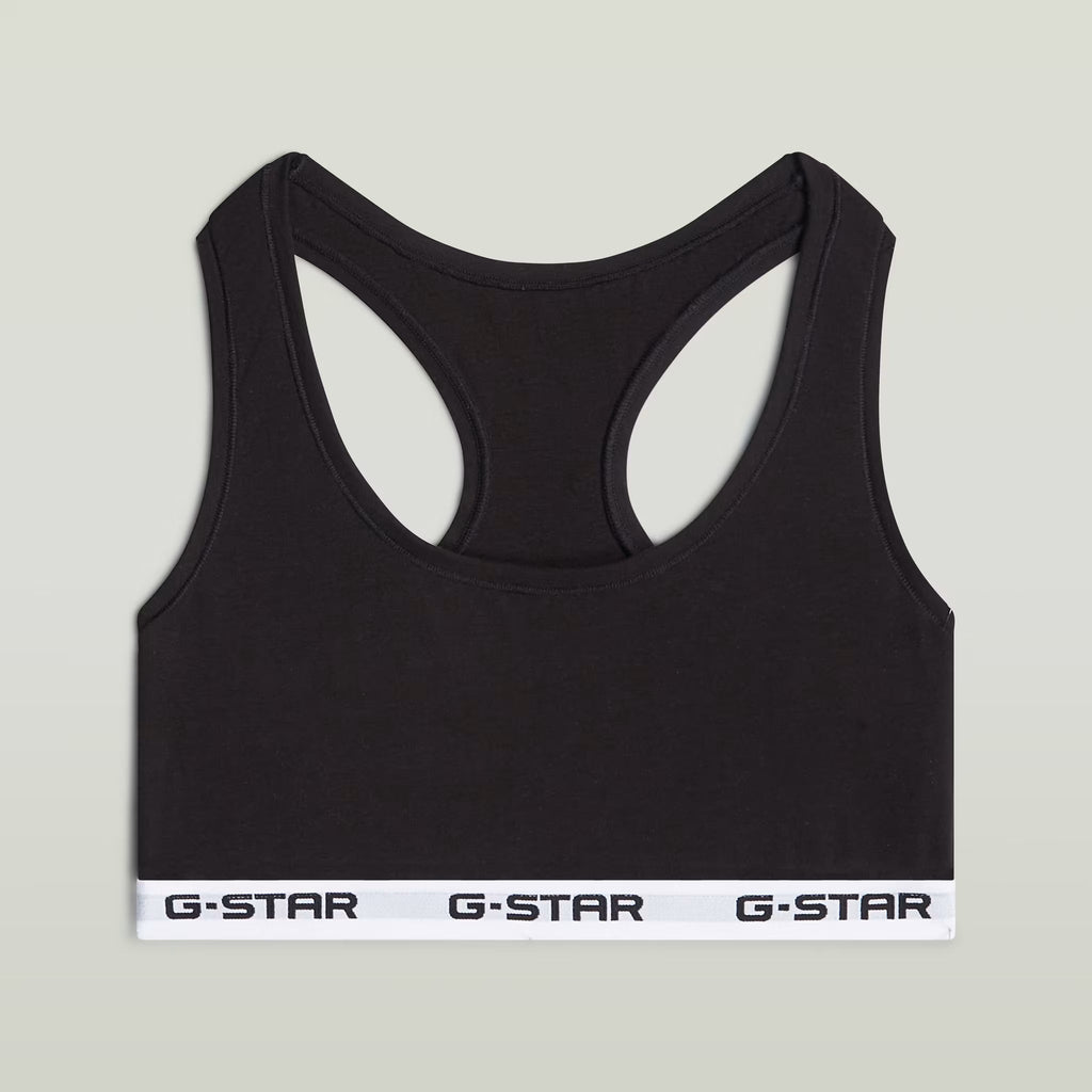 G-Star RAW Racerback Bralette 2 Pack Black