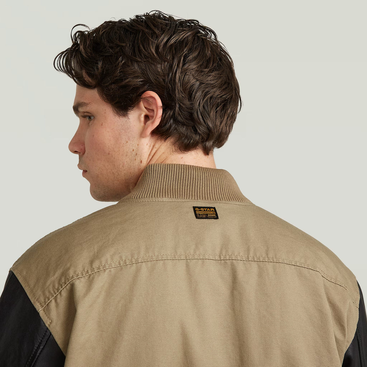 G-Star Varsity Leather Safari Jacket