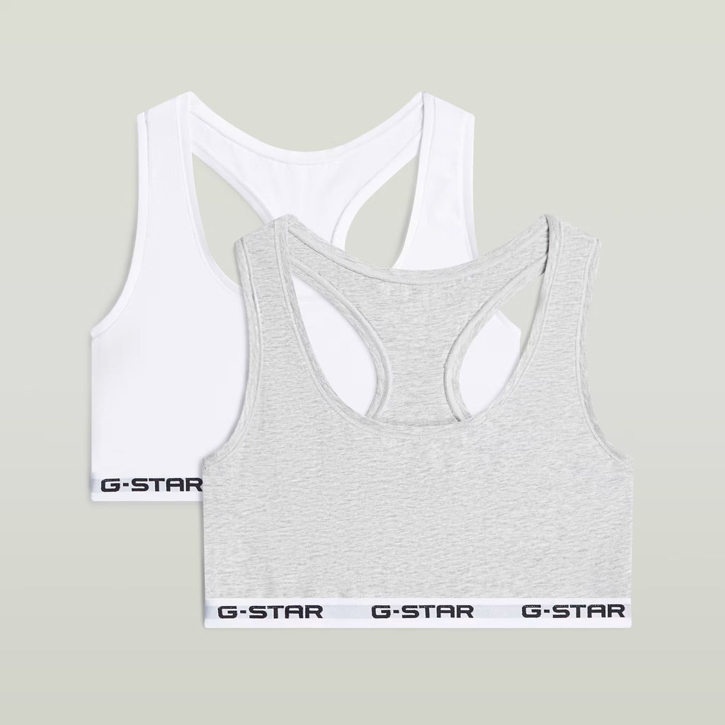 G-Star RAW Racerback Bralette 2 Pack Multi