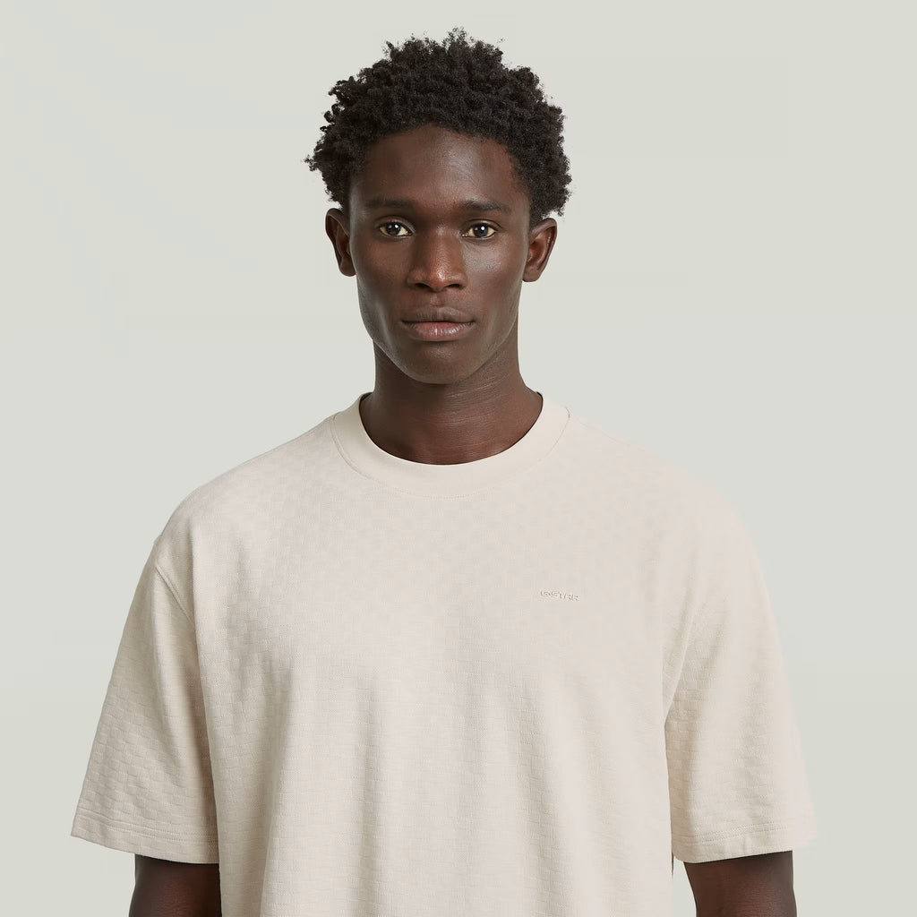 G-Star RAW Structured Relaxed Base Whitebait T-Shirt