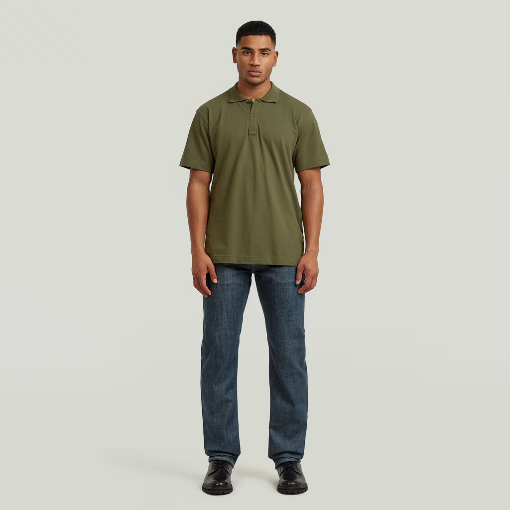 G-Star RAW Core Regular Shadow Olive Polo Shirt