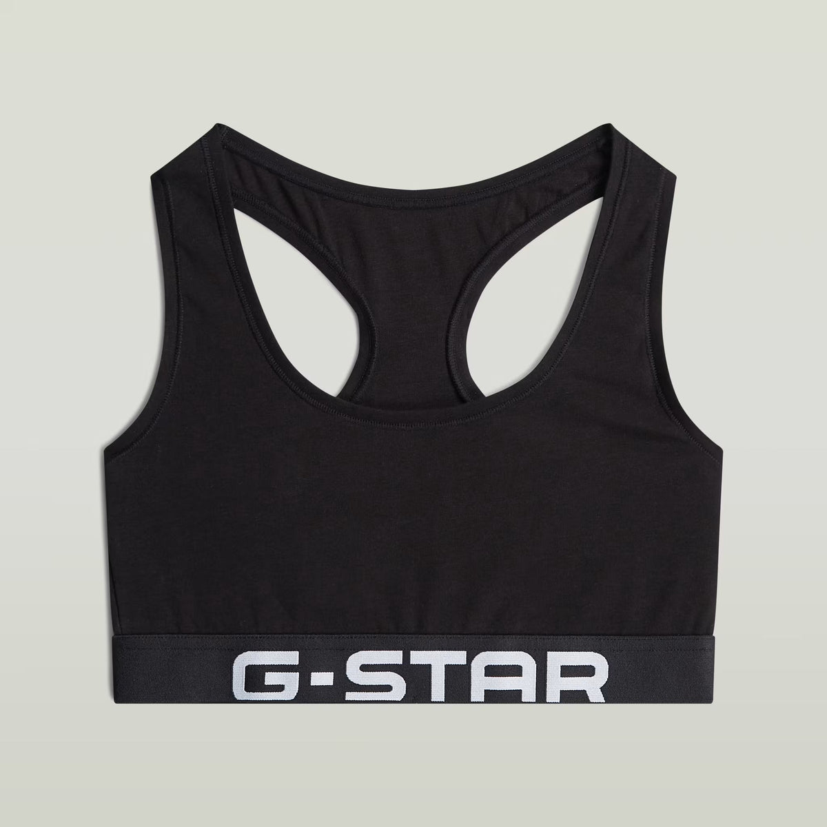 G-Star RAW Logo Racerback Bralette 2 Pack Black