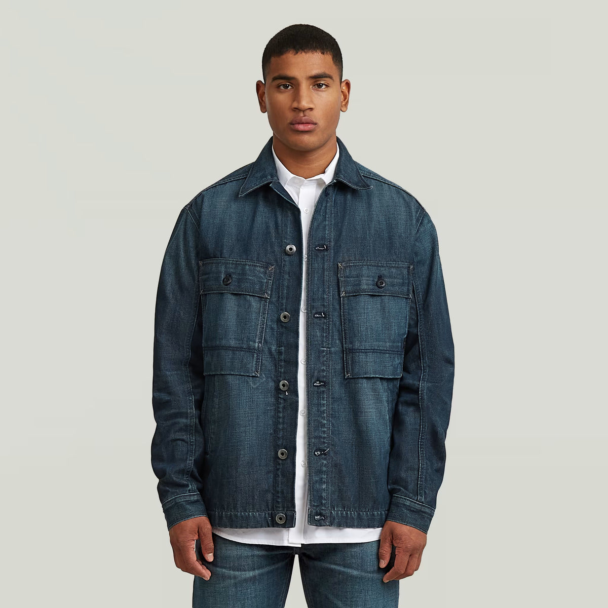 G-Star RAW Mosa Antique Jadeite Green Overshirt