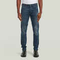 G-Star RAW Biker Patched 3D Slim Antique Foundry Jeans