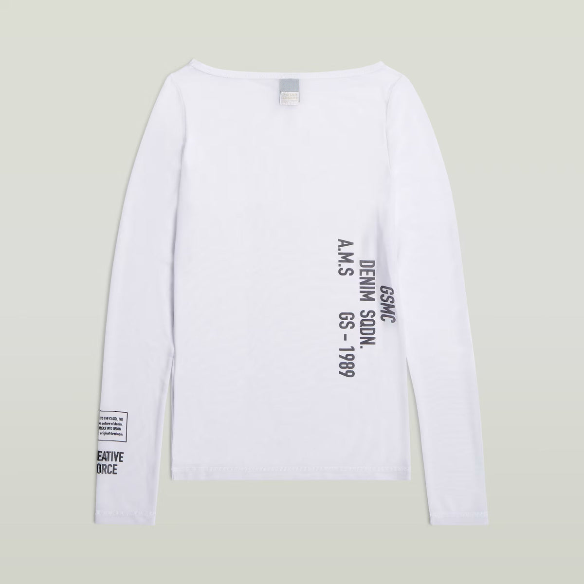 G-Star RAW Stencil Boat Slim White T-Shirt