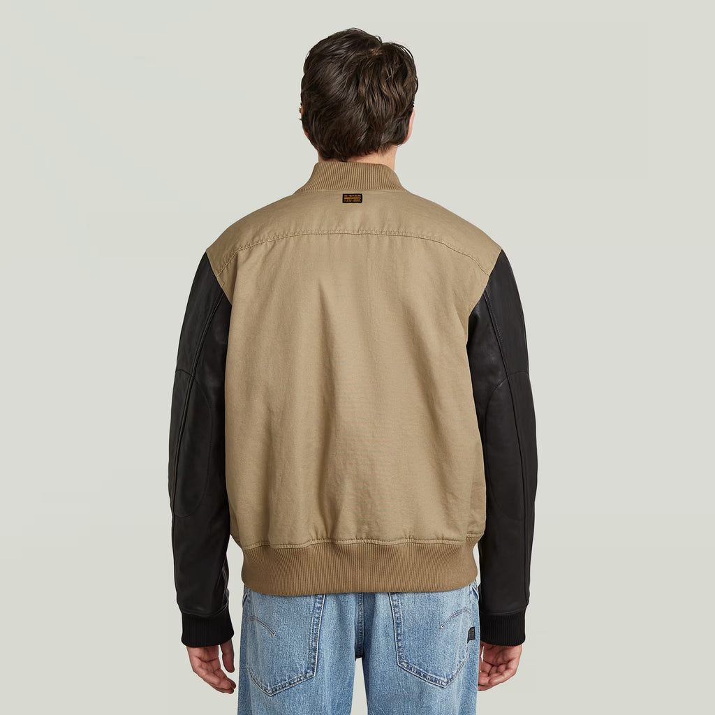 G-Star Varsity Leather Safari Jacket