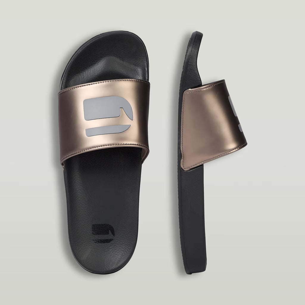 G-Star RAW Cart VI Silver/Black Slides